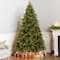 7.5 ft. Pre-lit Hinged Carolina Pine Full Artificial Christmas Tree, Clear Lights